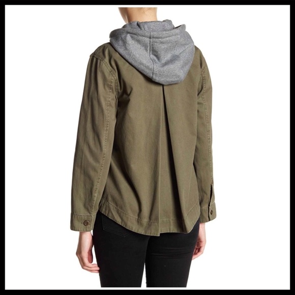 HOODED UTILITY MILITARY TRENCH UTILITY JACKET - Picture 2 of 8